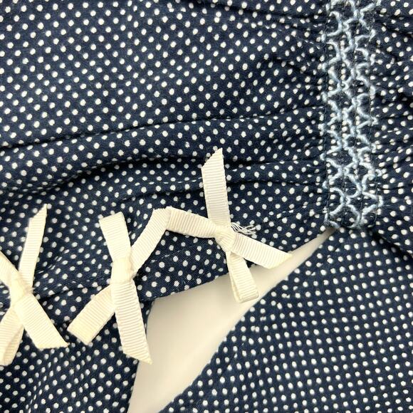 Well Dressed Wolf Liberty Navy Dot Romper Jumpsuit - Picture 6 of 7